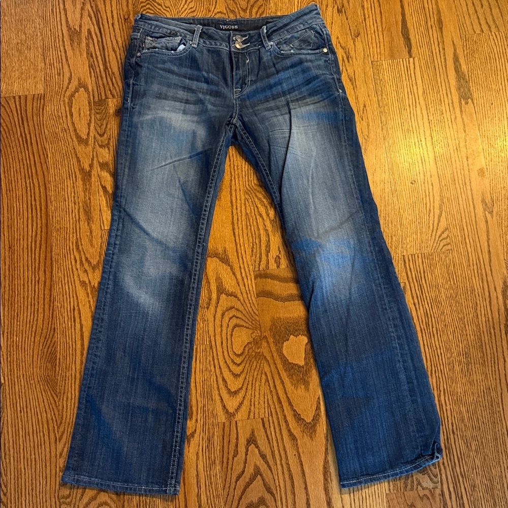 Vigoss New York Boot Cut Women's Dark Blue Jeans 30/33